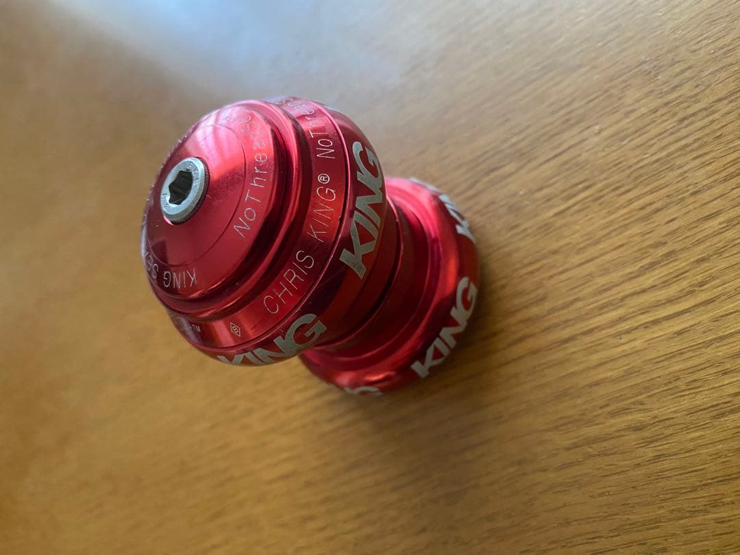 CHRIS KING アヘッド ヘッドセット レッド オーバーサイズ