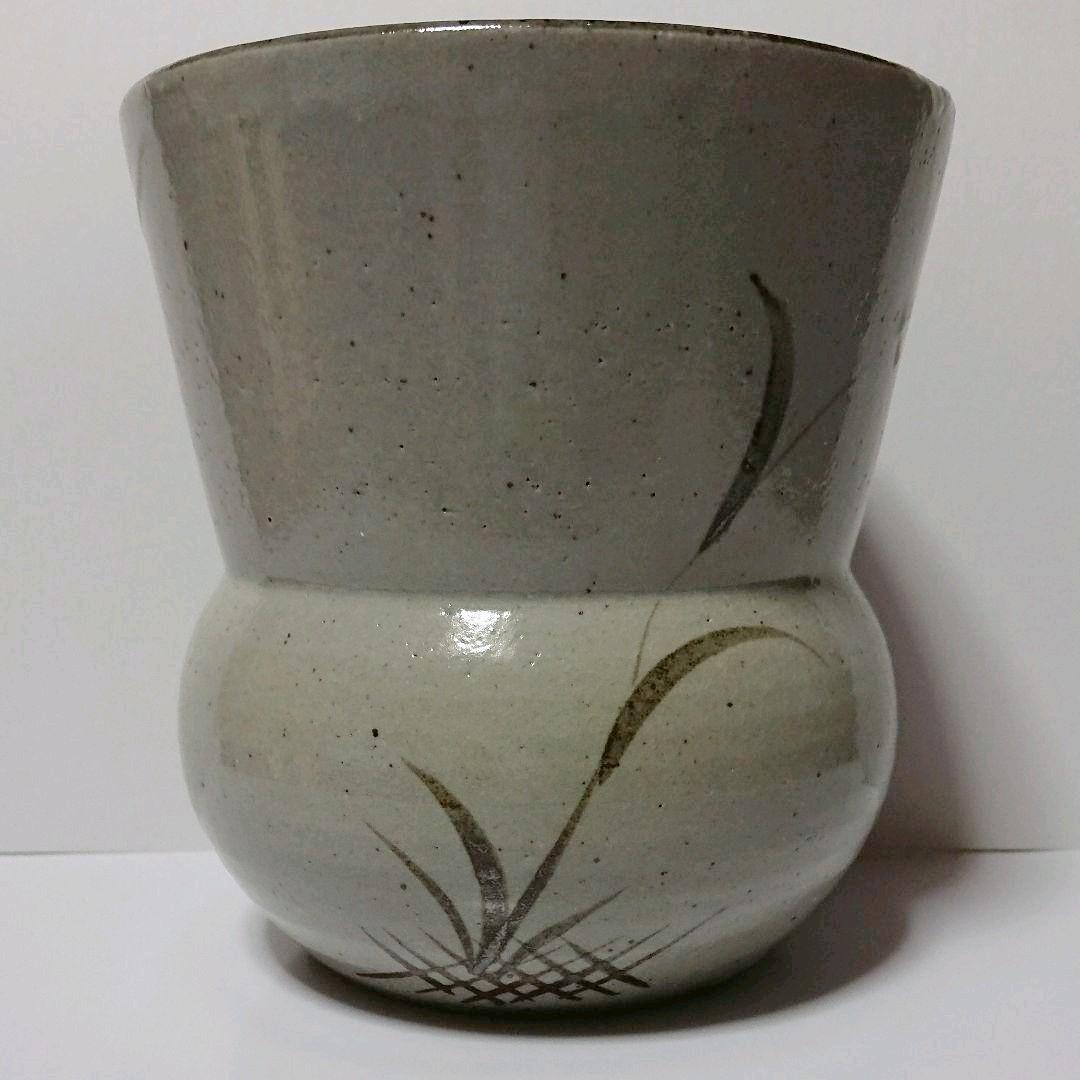 茶道具  水指  あんこう形  絵 唐津  利左衛門窯