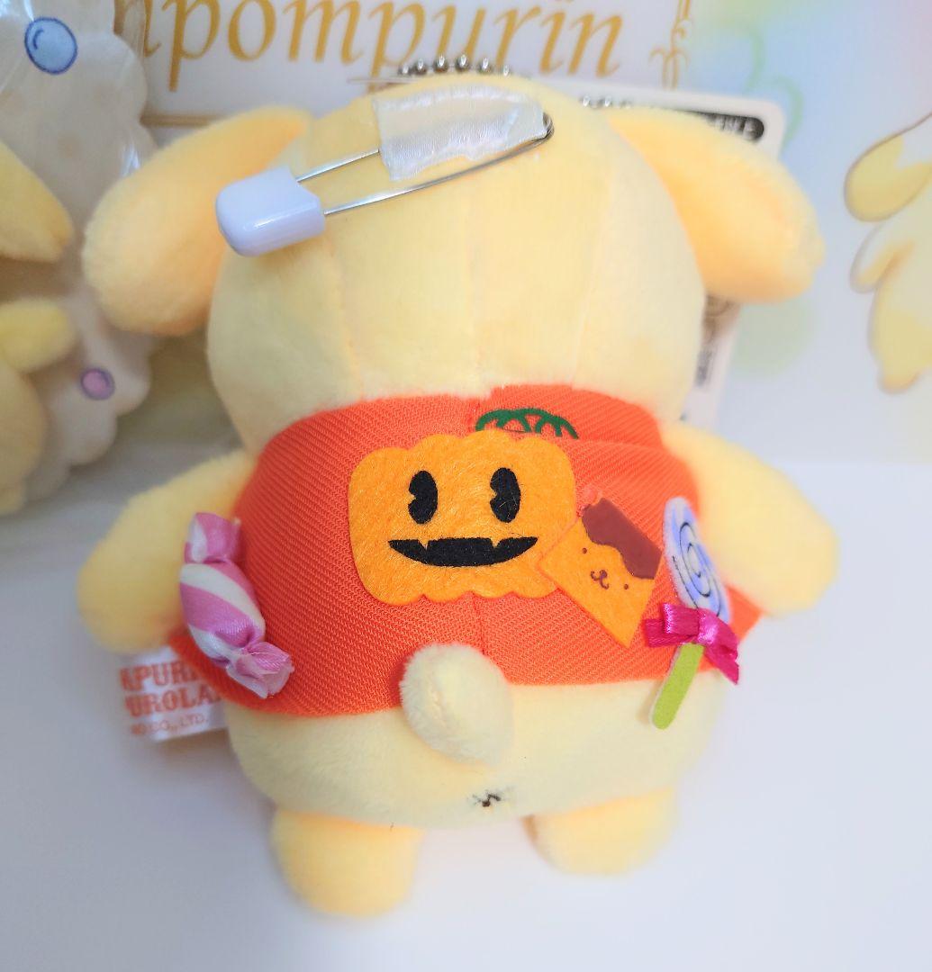 ポムポムプリン　ぬいぐるみ　マスコット　バッジ