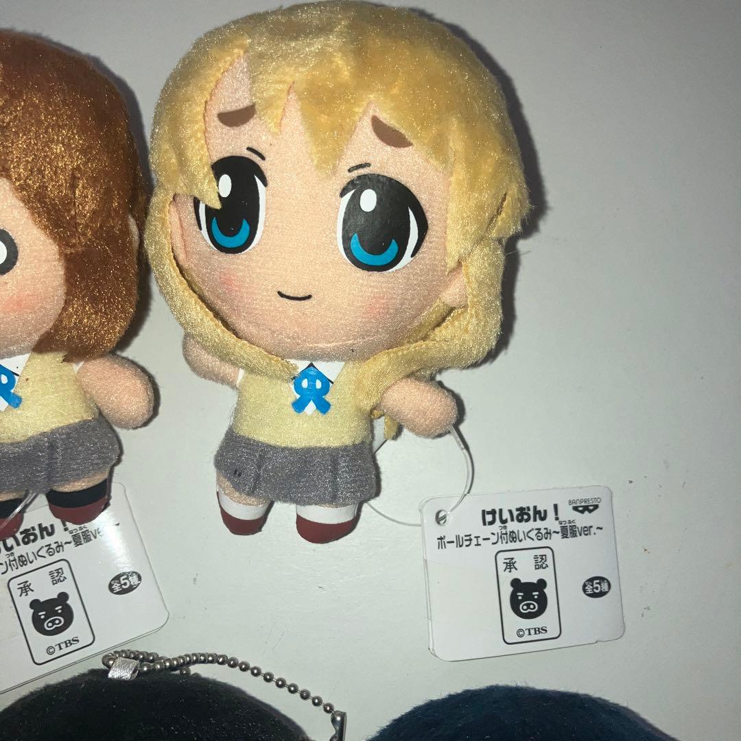 けいおん ボールチェーン付ぬいぐるみ