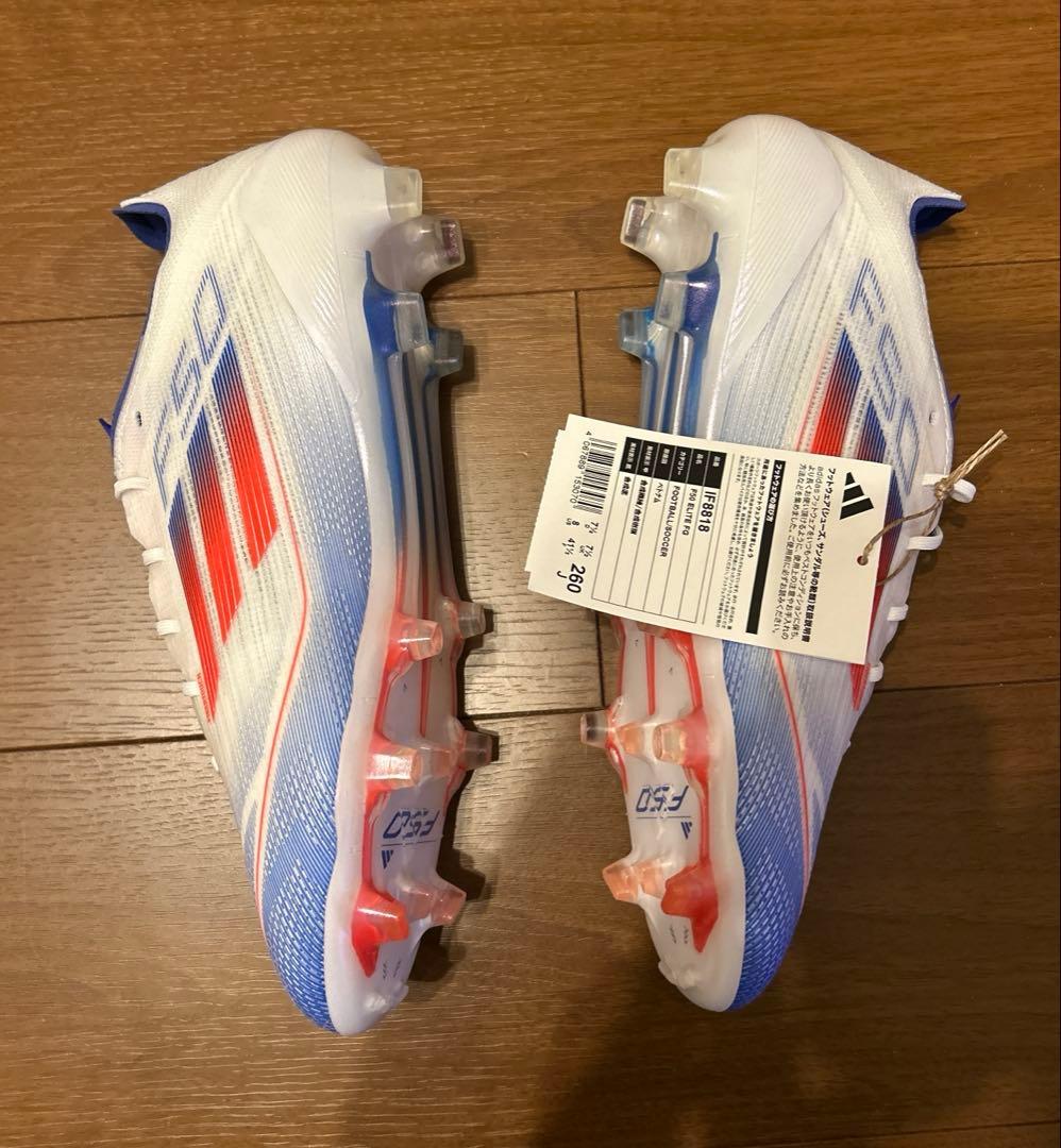 【新品未使用】adidas F50 ELITE FGアディダスサッカー26cm①
