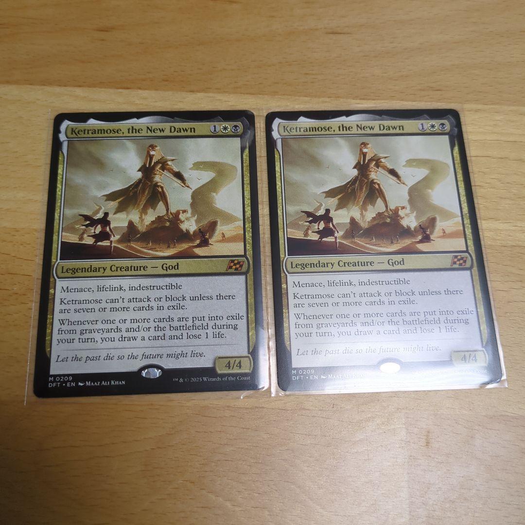 新たな夜明け、ケトラモーズ　2枚セット 英語　MTG