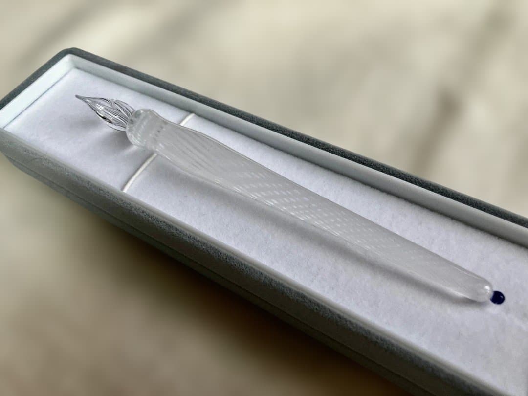 shoko yamazakiガラスペン 雪柳　専用ケース付き