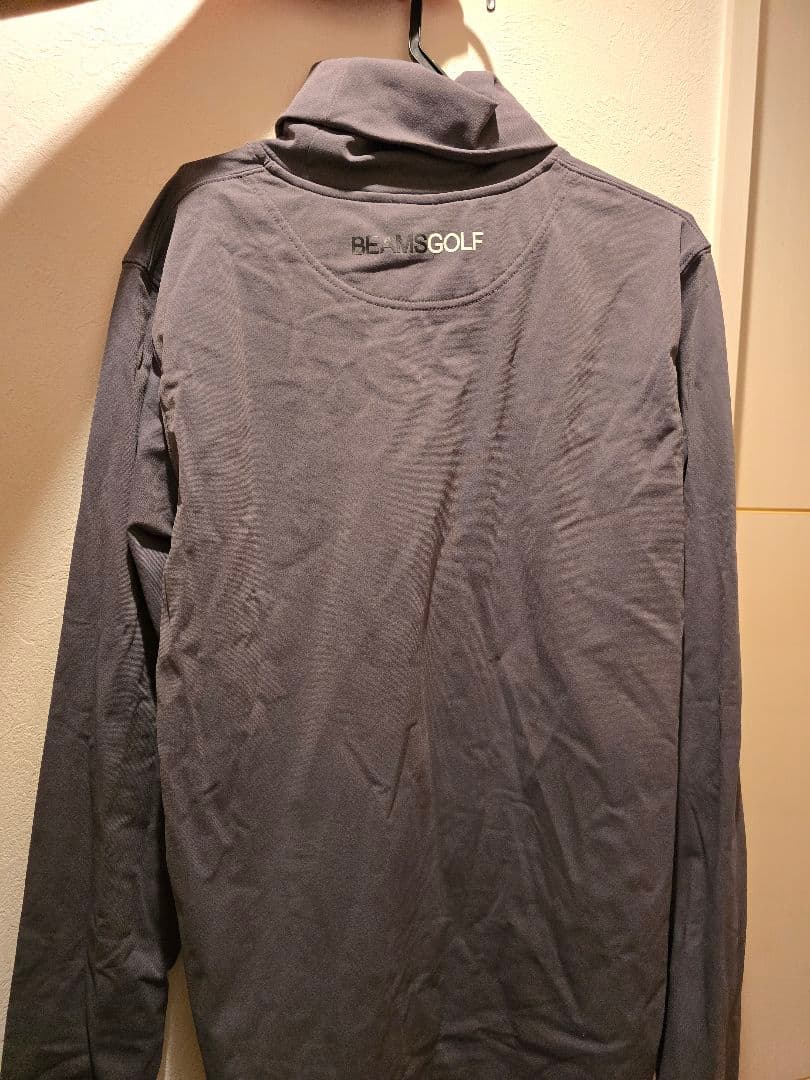 BEAMS GOLF タートルネック グレー　ウォームインナー