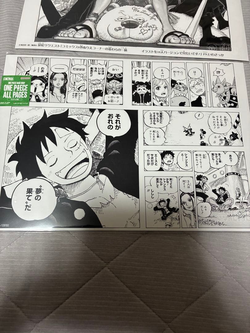 ONE PIECE BASE SHOP ALL PAGES ルフィ　夢の果て