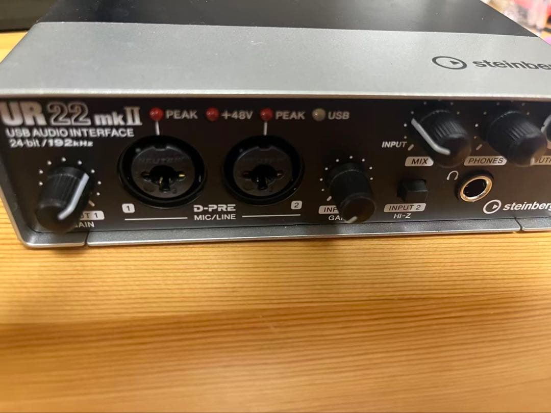 Steinberg UR22mkIIオーディオインターフェースコンデンサーマイク