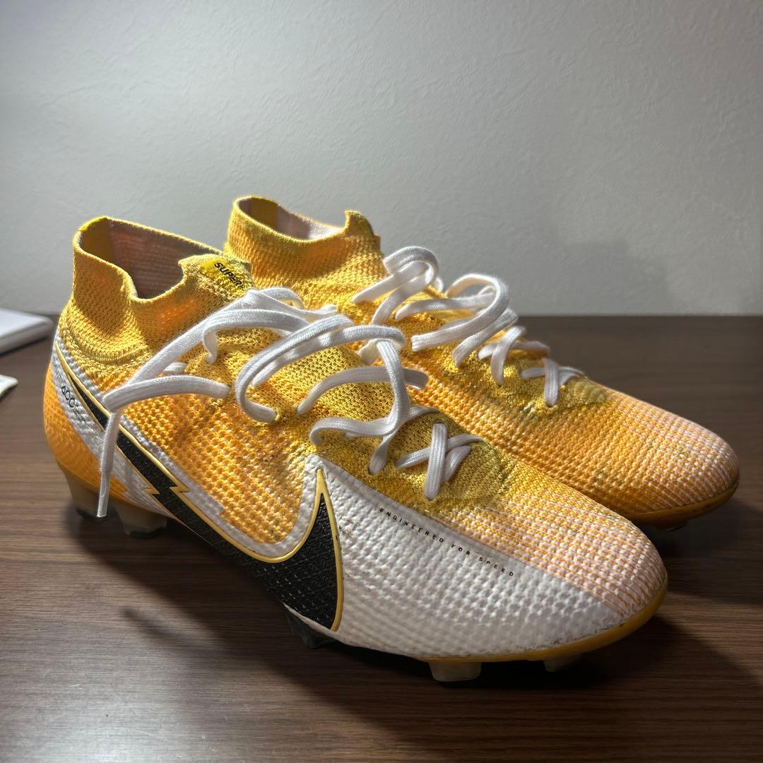 Nike マーキュリアル　スーパーフライ7 エリートFG 24.5cm イエロー