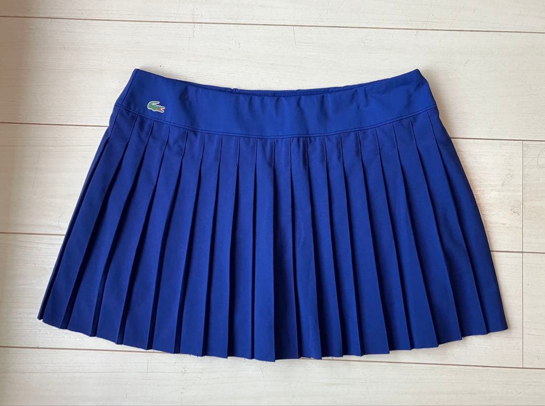 Lacosteラコステ＊ディープブルー＊プリーツスコート