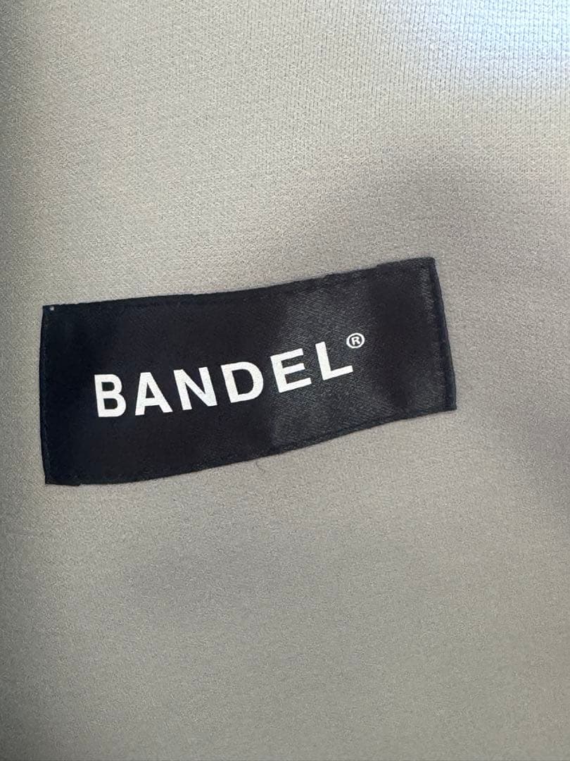 BANDEL PIPING HEM SKIRT グレー