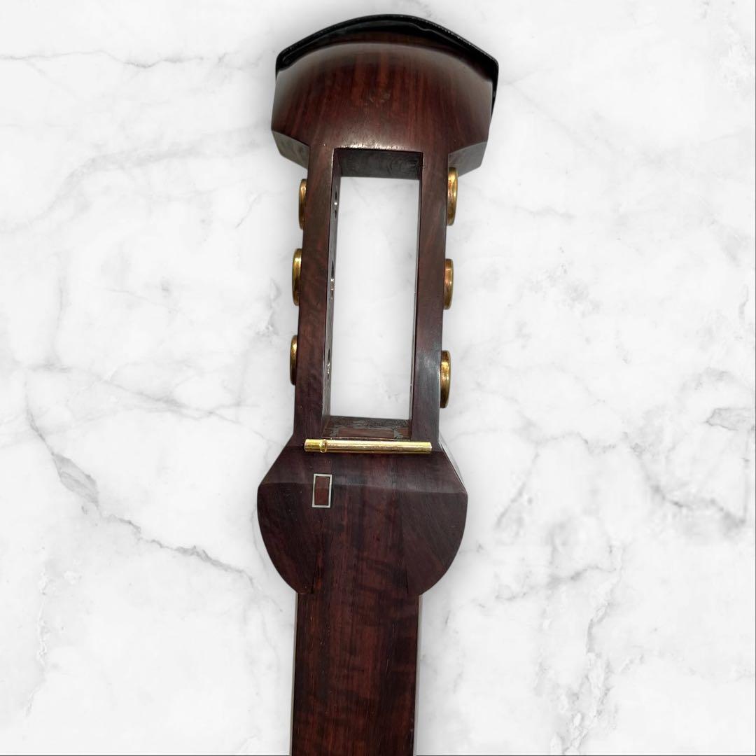 津軽三味線 太棹 東さわり 綾杉 胴 和楽器 撥 ハードケース付き