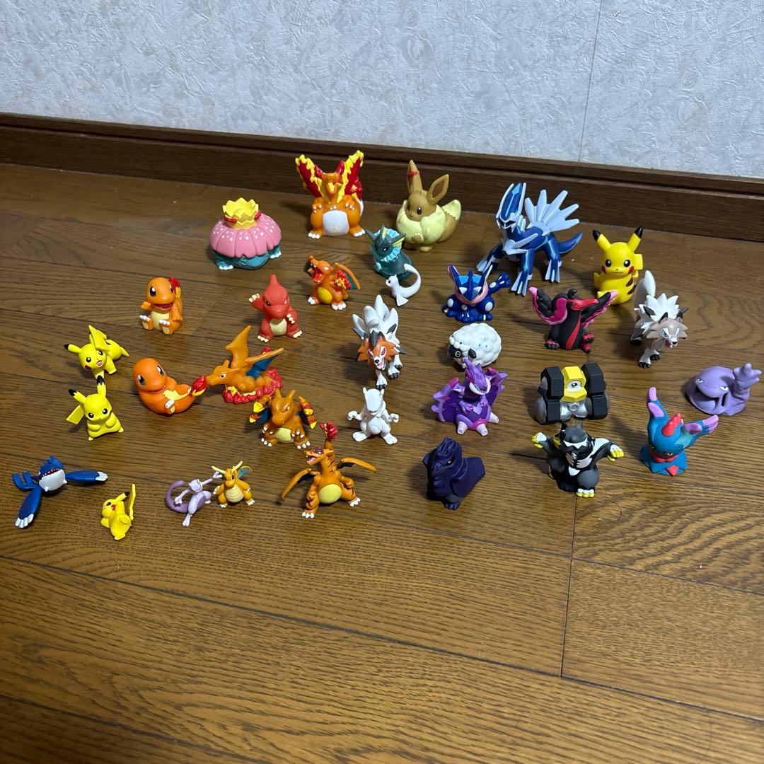 ポケモン　フィギュア　モンコレ　リザードン　コピー　ミュウツー　初期　指人形