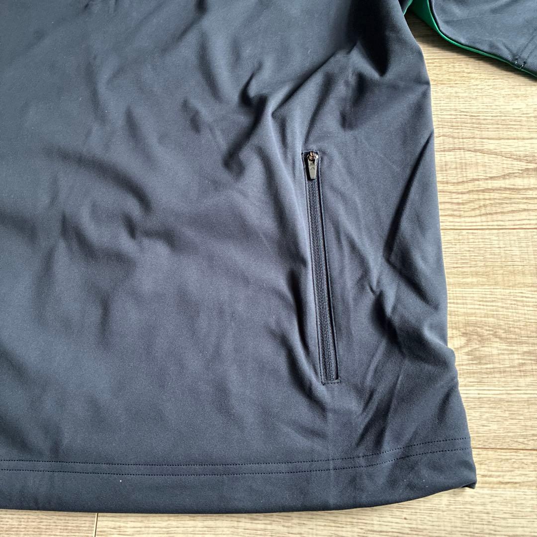 未使用 jリンドバーグ ゴルフウェア 半袖ハーフジップウィンドーブレーカー M