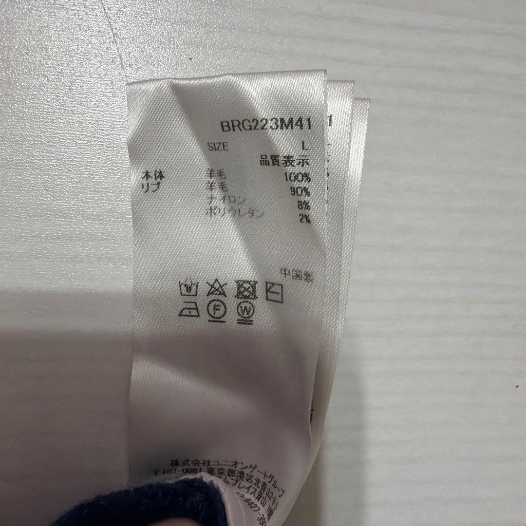 BRIEFING GOLF ニットセーター Lサイズ (実寸Mサイズ)メンズ