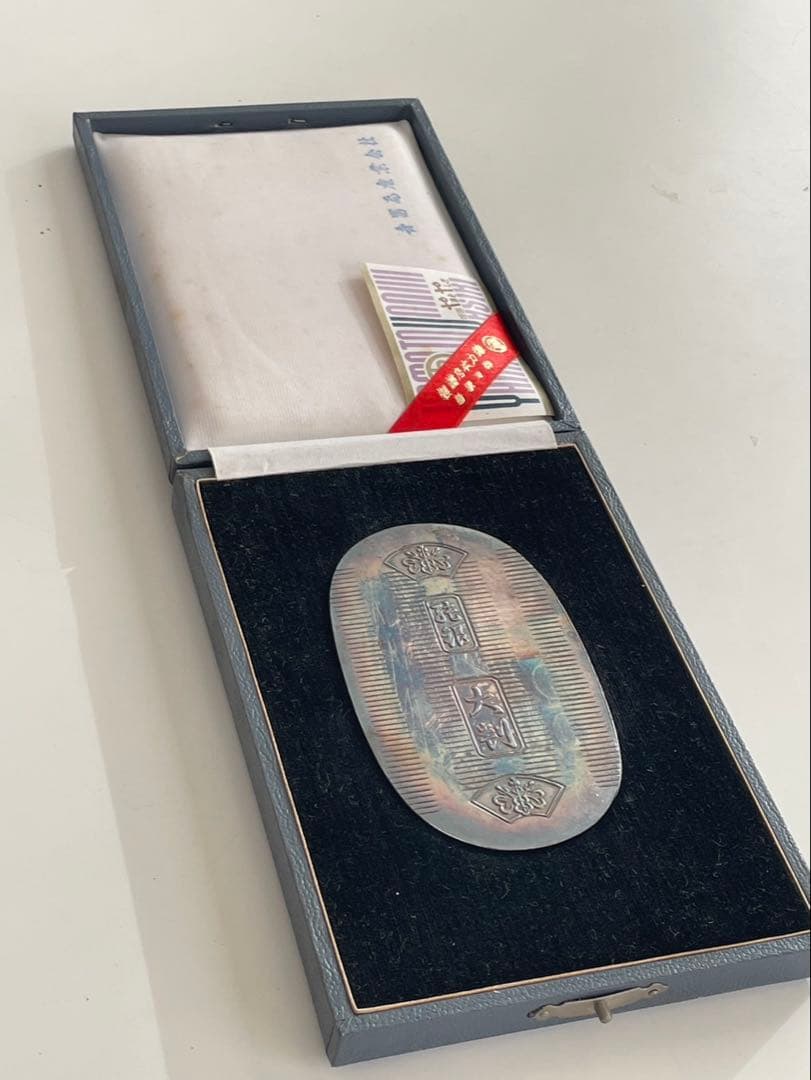 徳力謹製　純銀　大判 40g ケース付き