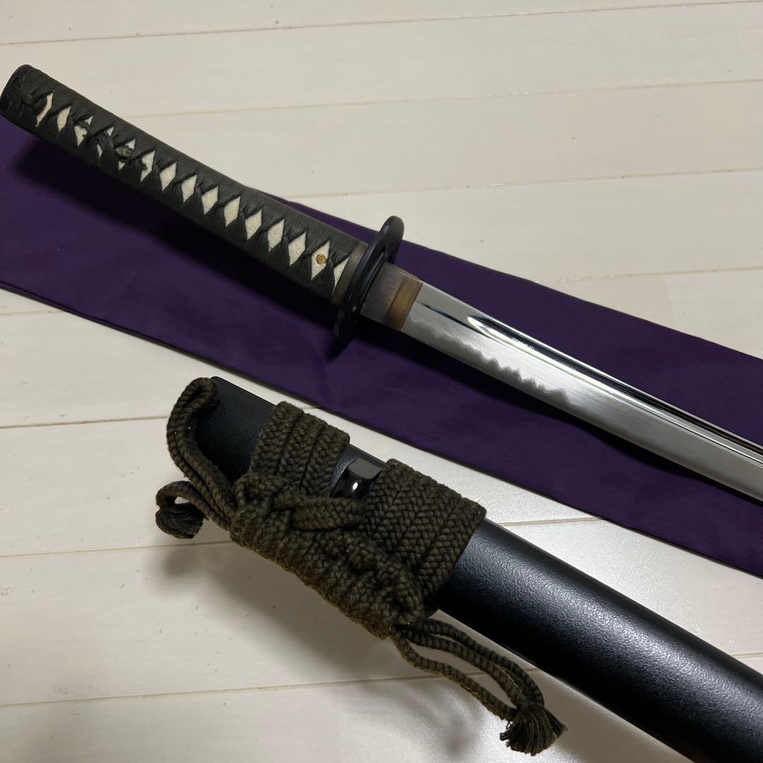 黒の鞘の刀 約100cm 模造刀　勢州　藤原朝臣　村正