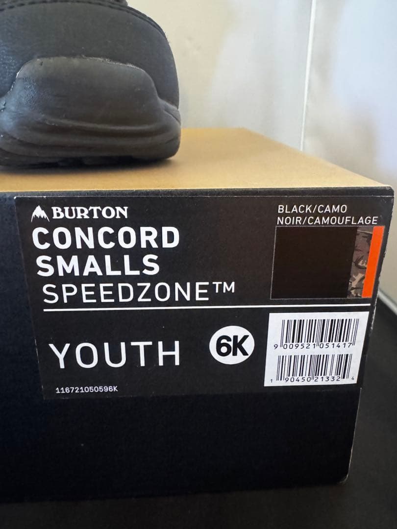 スノーボード BURTON CONCORD SMALLS SPEEDZONE YOUTH 6K