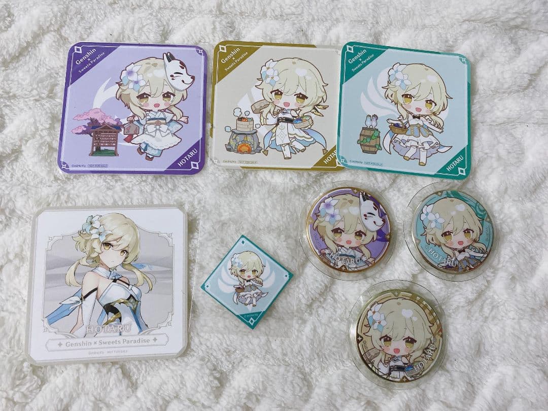 原神 蛍 グッズ アクスタ 缶バッジ コースター アクキー まとめ売り