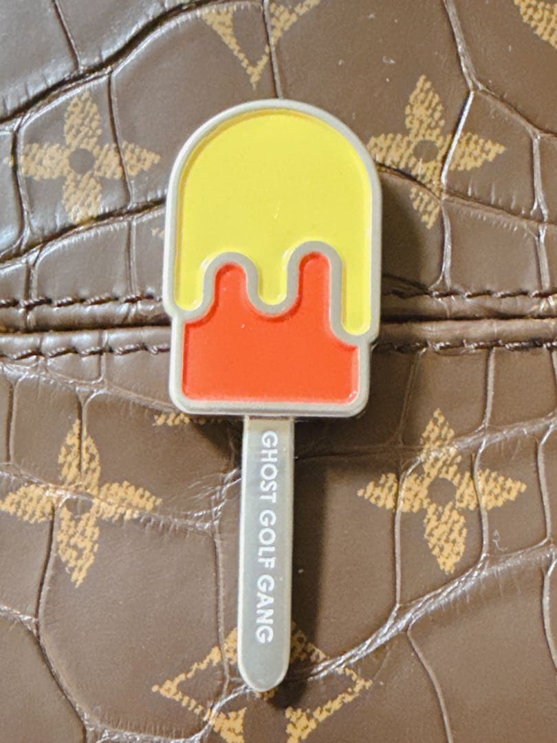 GHOST GOLF GANG マーカー アイスポップ オレンジイエロー