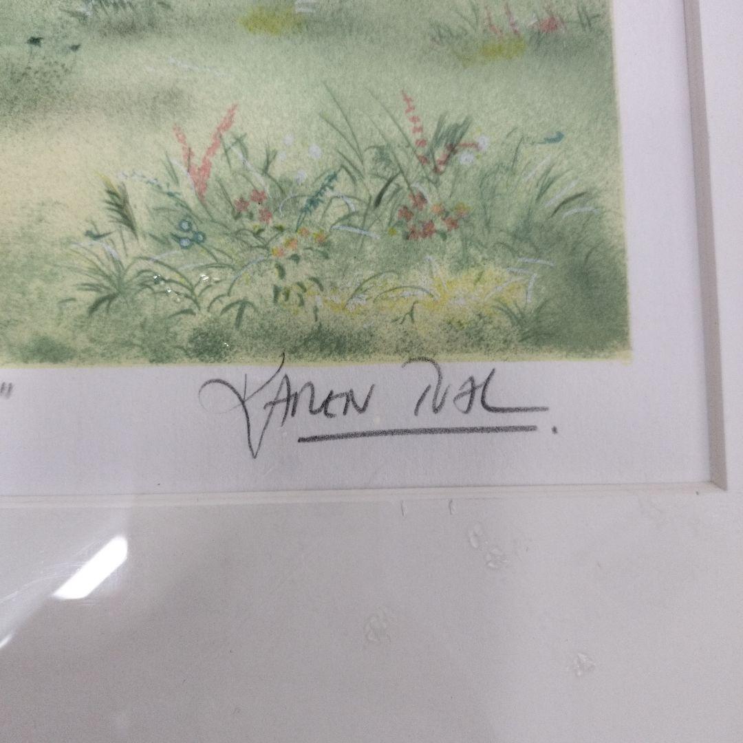 Karen Tual La Fete Dans La Cour リトグラフ