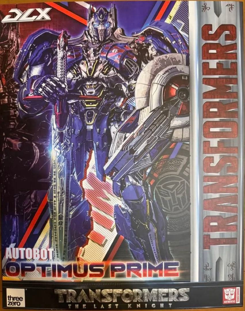 美品 DLX オプティマスプライム 最後の騎士王 threezero スリーゼロ
