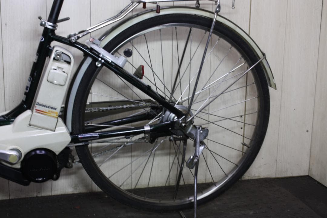 電動アシスト自転車 黒 アルミバスケット付き