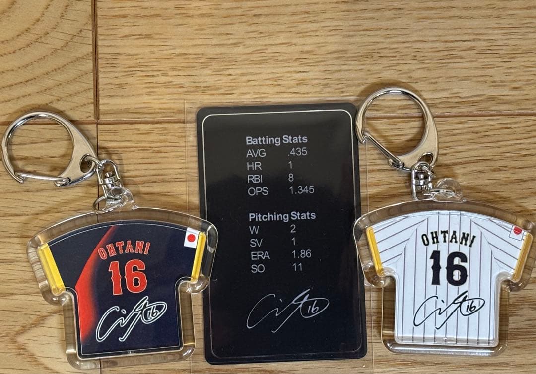 一点限定⭐️WBC直前非売品セット⭐️大谷翔平 2023WBC スタッツカード＆キー