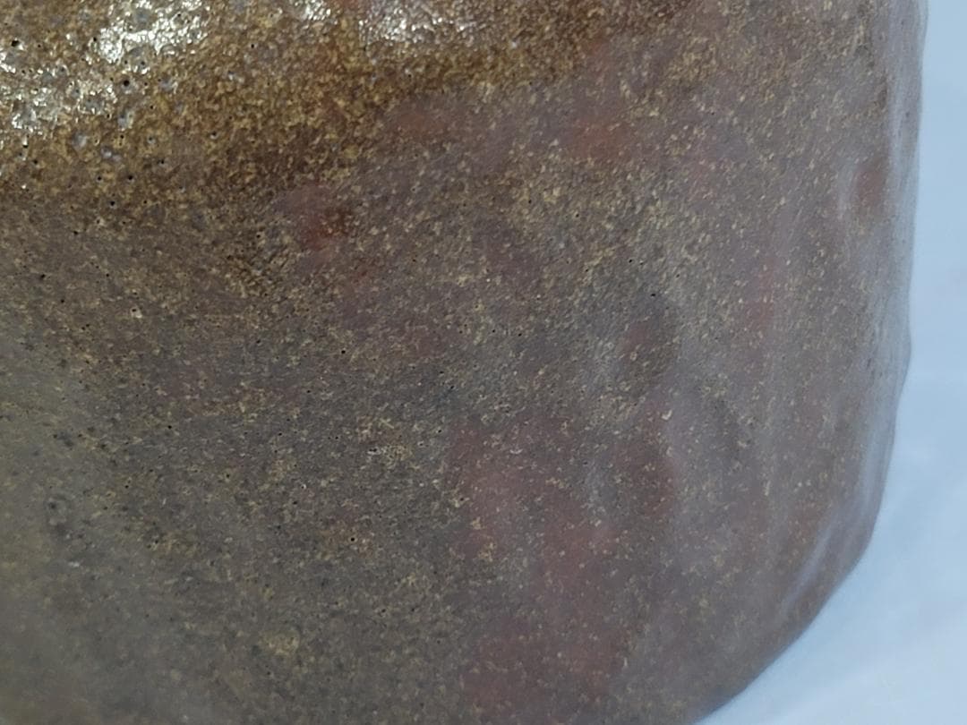 茶道具 初代 小川長楽作 瓢花生 二代識箱 美品 DT418