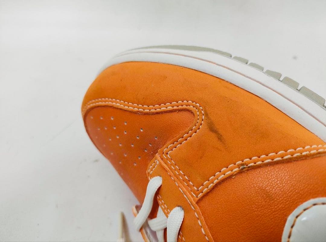 【美品】ナイキ ゴルフシューズ 24.5cm オレンジ 487116-800