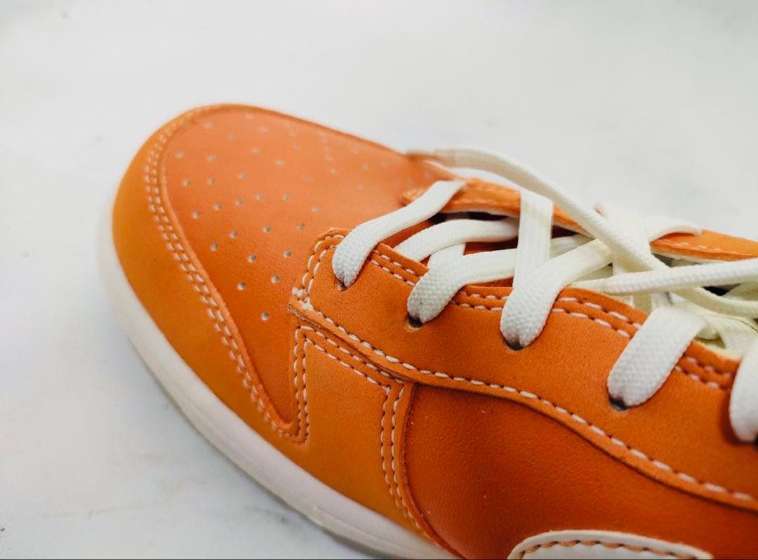 【美品】ナイキ ゴルフシューズ 24.5cm オレンジ 487116-800