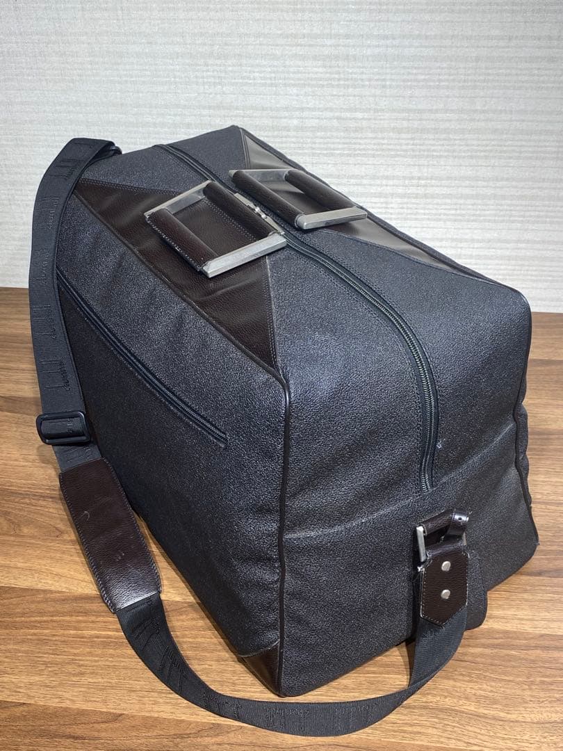 dunhill ダンヒル サイドカー ボストンバッグ トラベルバッグ