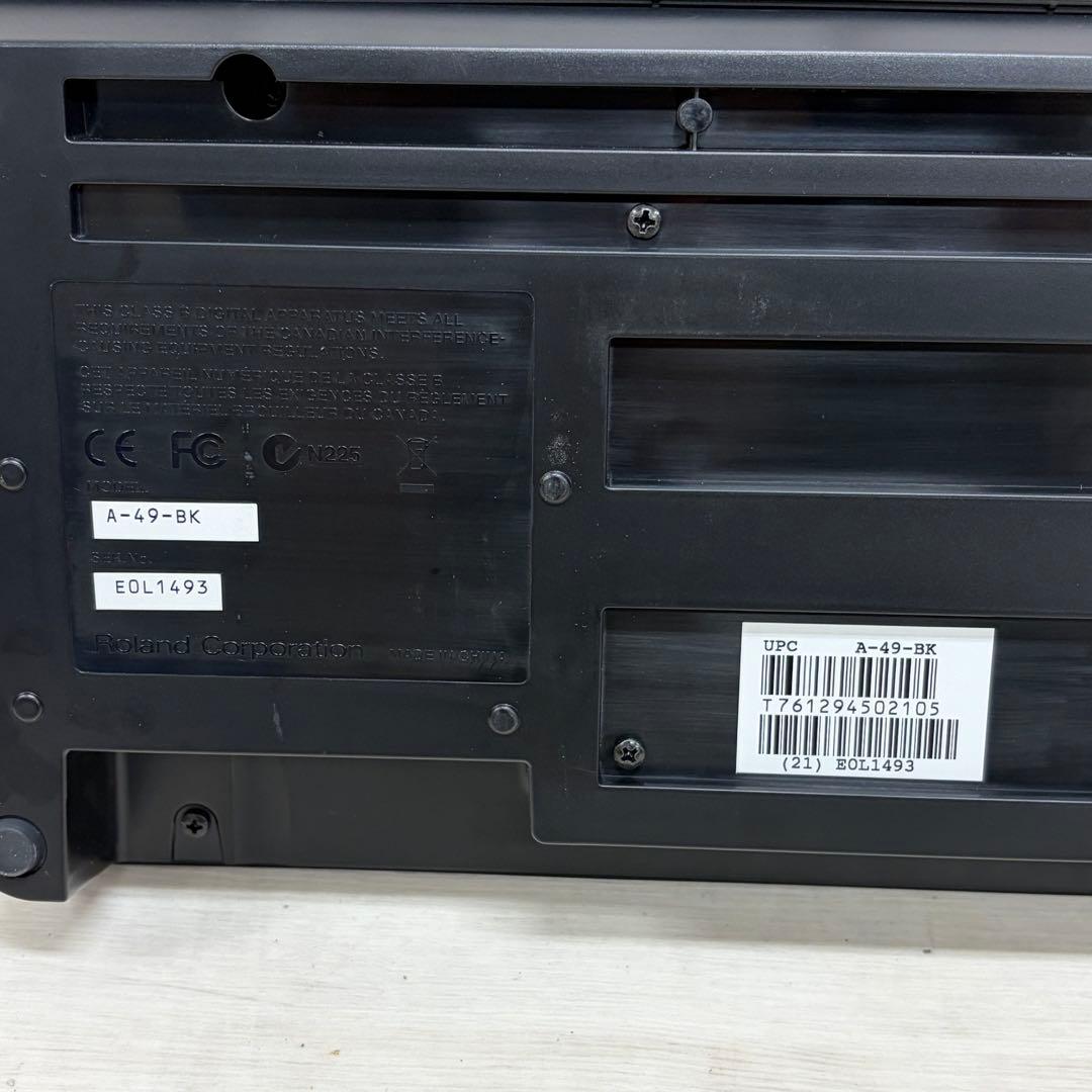 Roland ローランド 49鍵盤 USB MIDIキーボード A-49 ⑨