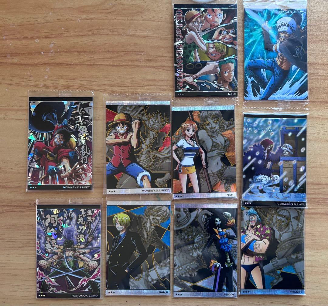 【即購入＆値下げ可】ワンピースウエハースカード まとめ売り