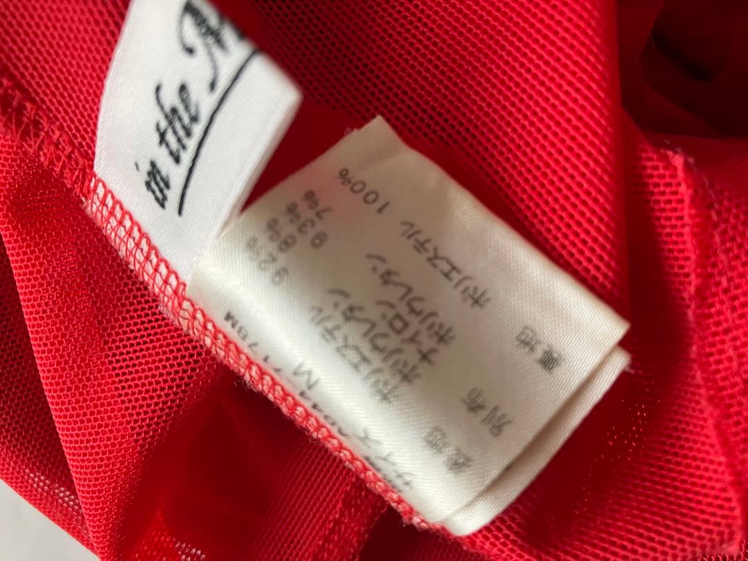 社交ダンス用赤と黒のドレス