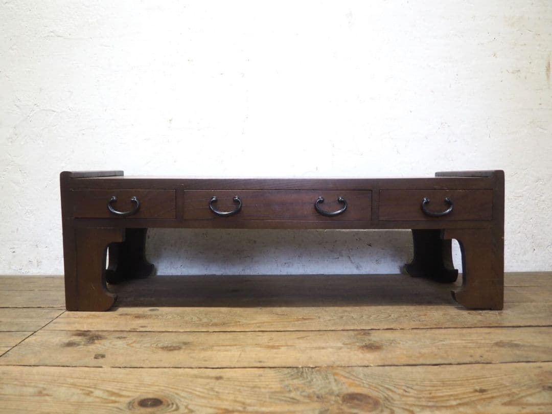 1199 アンティーク　文机　ローテーブル　座卓　ちゃぶ台 レトロ　展示台　花台