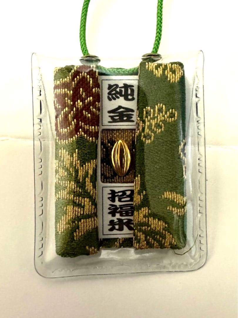 【美品】純金 1g GINZA TANAKA 招福米　お守り