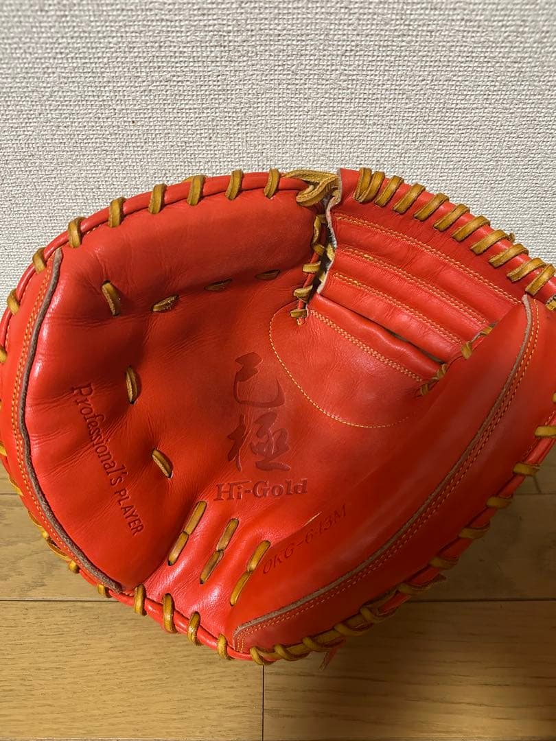 Hi-Gold 野球 軟式グローブ キャッチャーミット 左投げ