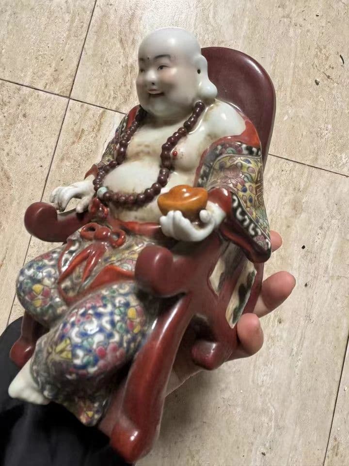 曽龍昇 パステルロッキング・チェア 羅漢仏像