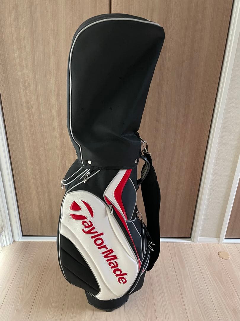 TaylorMade キャディバッグ ホワイト/ブラック/レッド