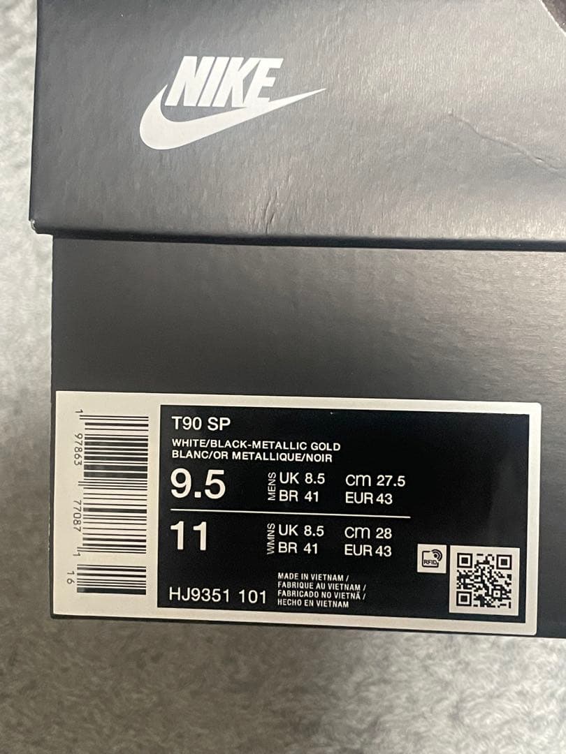 【最終値下げ】トータル90 ゴールド 27.5cm