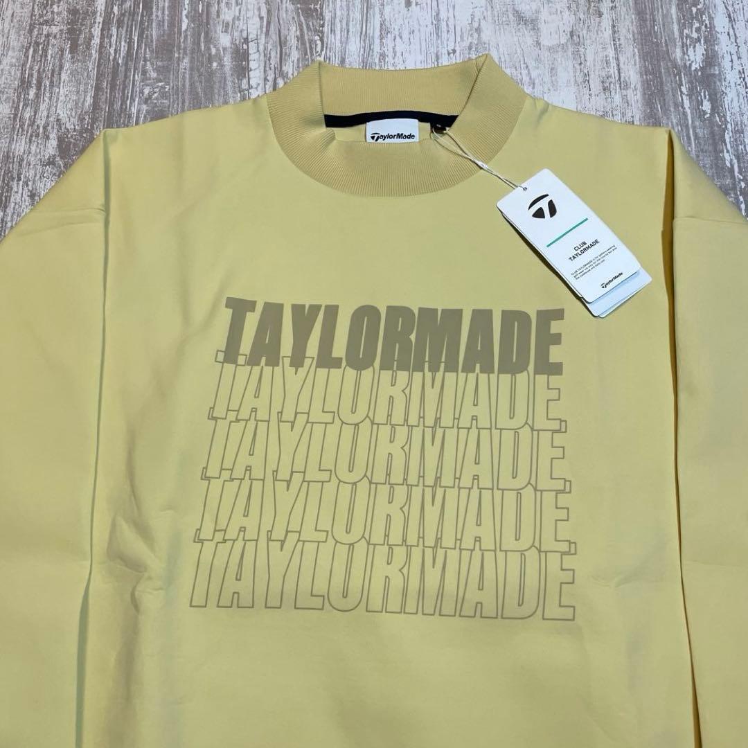 テーラーメイド　ゴルフウェア スウェットモック　トレーナー　Oサイズ　クリーム
