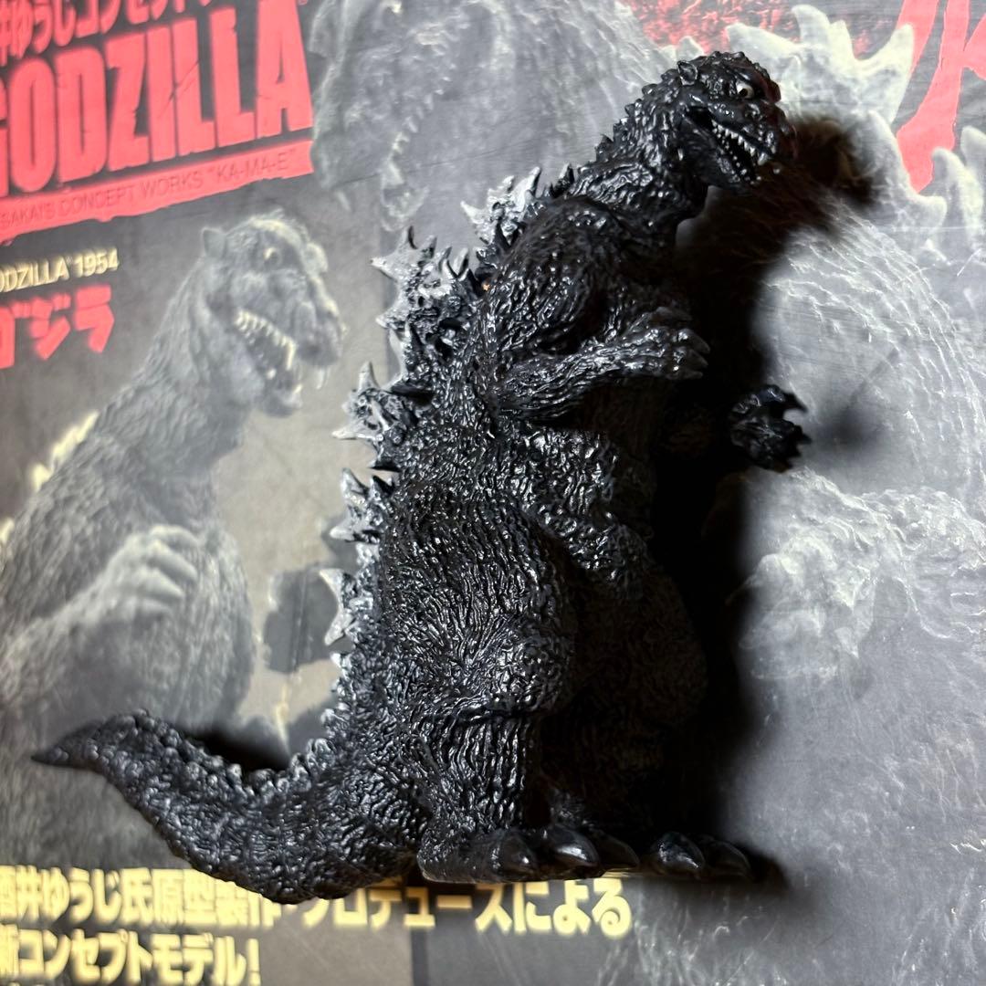 酒井ゆうじ　構 ゴジラ　フィギュア4体セット BANDAI 箱付き