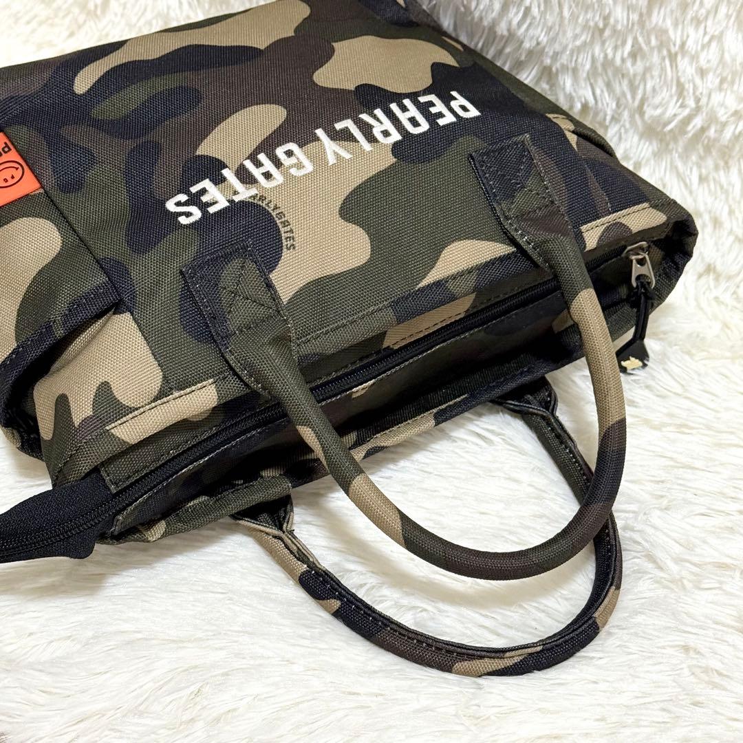 PEARLY GATES 迷彩 カモフラ カートバッグ トートバッグ ゴルフ用品