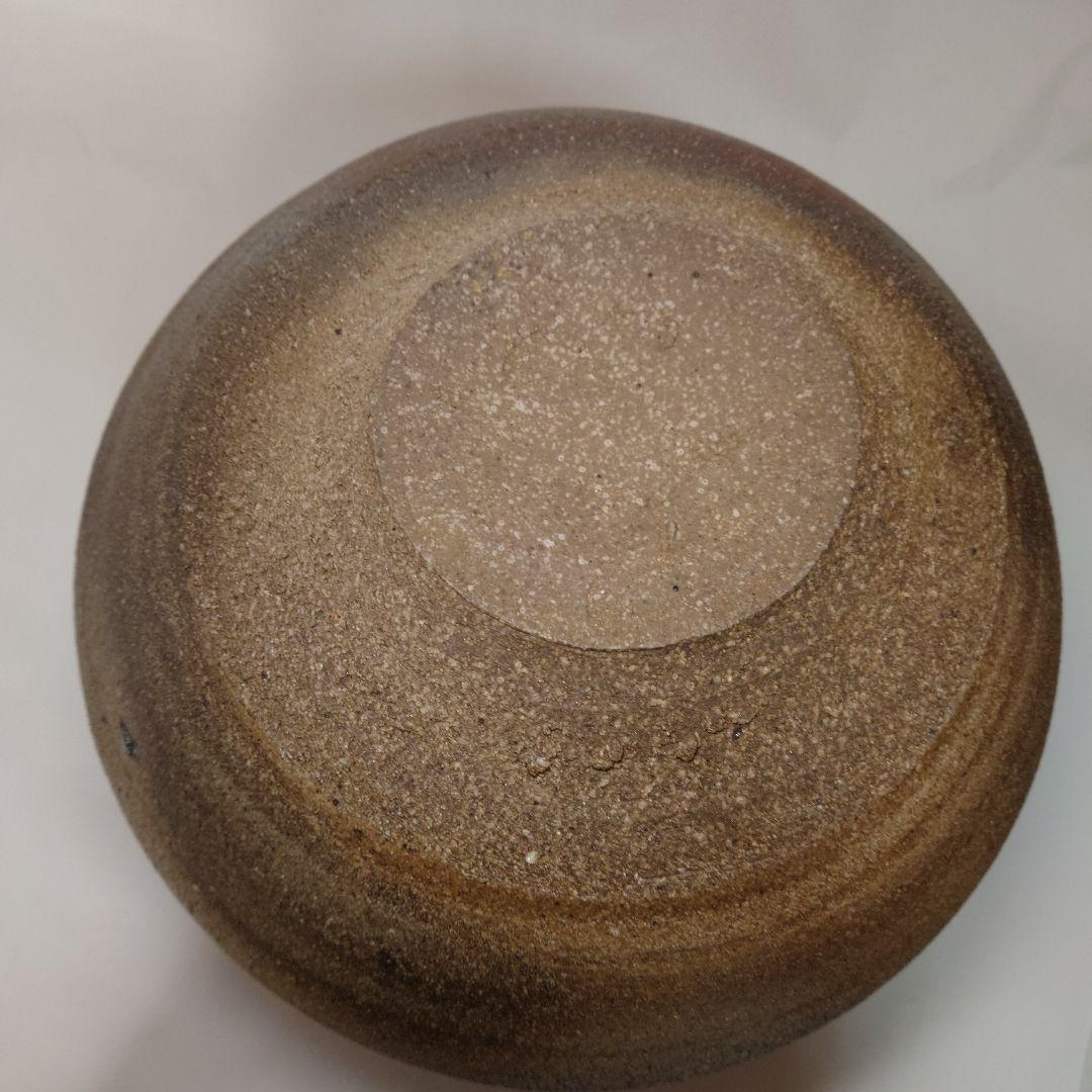 【常滑焼　大壺】大迫みきお　常滑焼　灰釉壺　共箱　花瓶　花入　花生　師　江崎一生