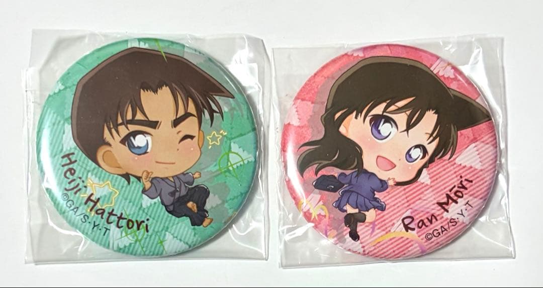 名探偵コナン 毛利蘭 発送予定 缶バッジ ぽぷきゃら