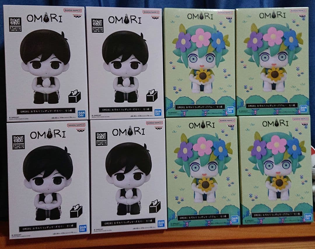 OMORI おすわりフィギュア　オモリ　バジル 8個セット