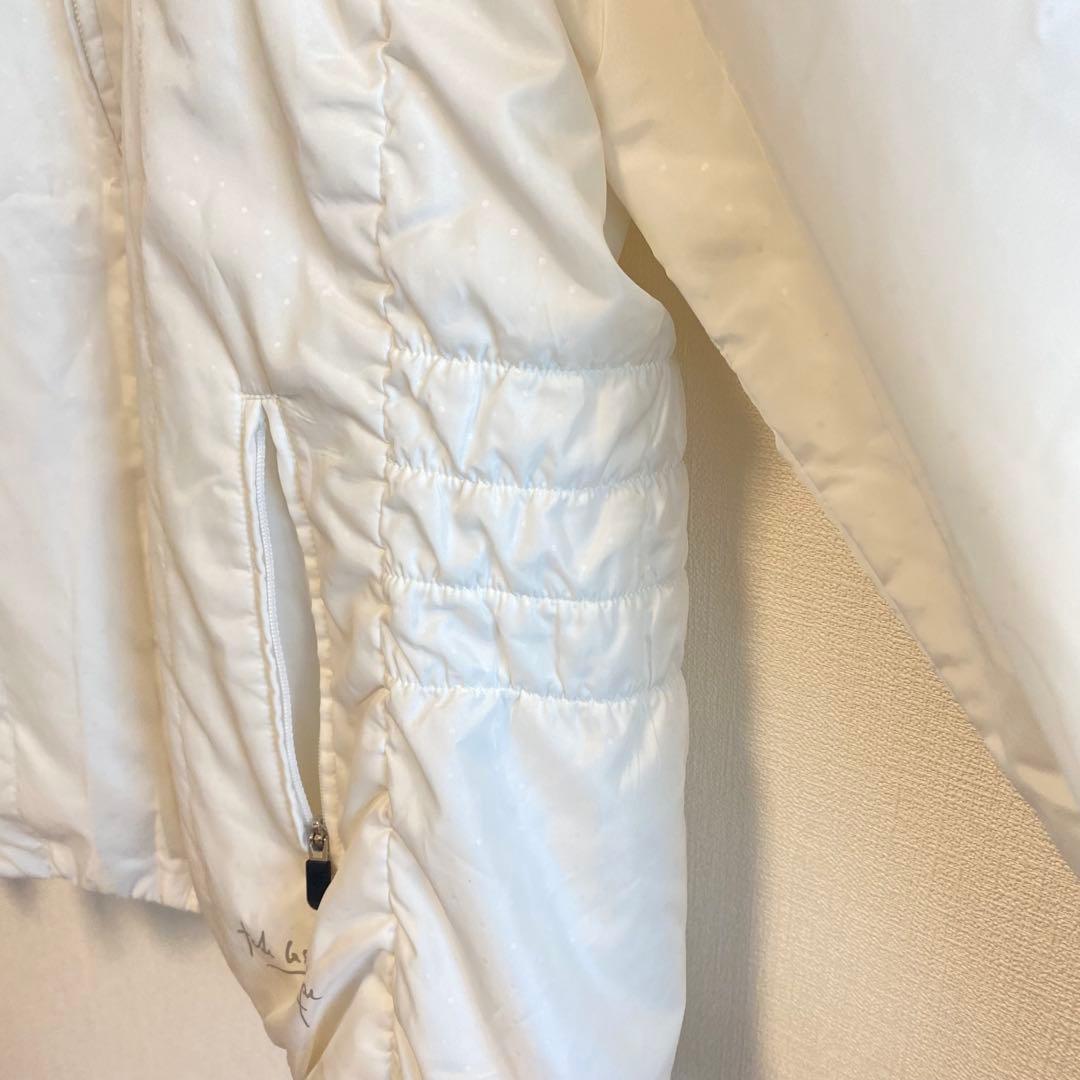 カステルバジャック ゴルフ 中綿ジャケット　パンツ セットアップ 白 M 防寒