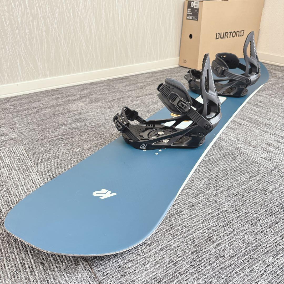 70美品❗️超豪華❗️K2 メンズスノーボードセット★スノボ156cm+ビン付