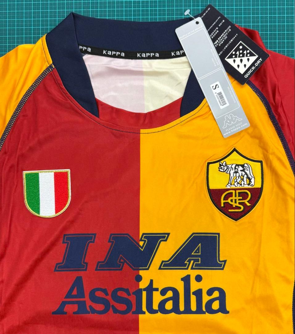 ASローマ ユニフォーム　01/02 チャンピオンズリーグ　トッティ　セリエA