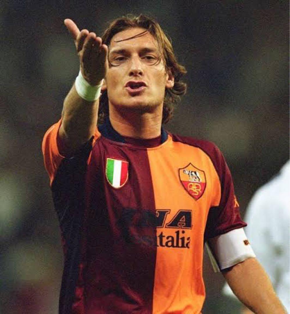 ASローマ ユニフォーム　01/02 チャンピオンズリーグ　トッティ　セリエA