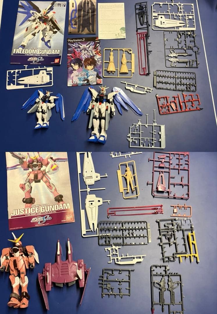 フリーガンダム　ジャスティスガンダム　ジャンクまとめ売りj103